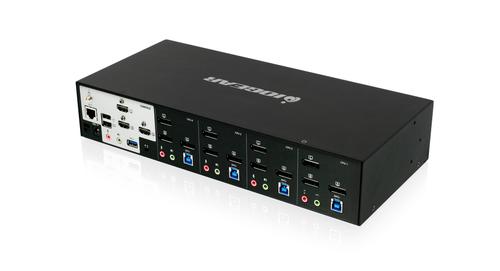 IOGEAR 4-Port 4K Tripl View Disp Port (GCS1964)
