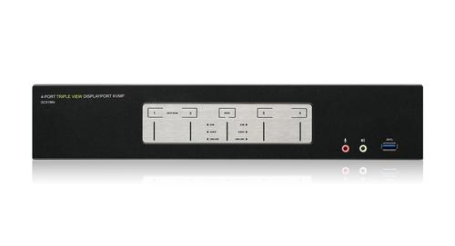 IOGEAR 4-Port 4K Tripl View Disp Port (GCS1964)