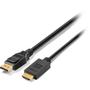 KENSINGTON DisplayPort 1.2 (M) to HDMI (M) Passive Cable, 6ft - Adapterkabel - DisplayPort hane till HDMI hane - 1.83 m - svart - passiv, stöd för 1080p