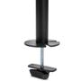 KENSINGTON n SmartFit Ergo Dual Extended Monitor Arm - Mounting kit - adjustable arm - for 2 monitors - metal - black - screen size: up to 32" - desktop, C-clamp, grommet, desk-mountable (K55409WW)