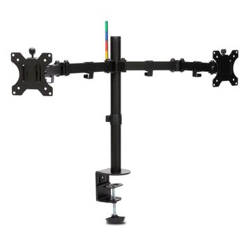 KENSINGTON n SmartFit Ergo Dual Extended Monitor Arm - Mounting kit - adjustable arm - for 2 monitors - metal - black - screen size: up to 32" - desktop, C-clamp, grommet, desk-mountable (K55409WW)