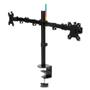 KENSINGTON n SmartFit Ergo Dual Extended Monitor Arm - Mounting kit - adjustable arm - for 2 monitors - metal - black - screen size: up to 32" - desktop, C-clamp, grommet, desk-mountable (K55409WW)