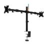 KENSINGTON n SmartFit Ergo Dual Extended Monitor Arm - Mounting kit - adjustable arm - for 2 monitors - metal - black - screen size: up to 32" - desktop, C-clamp, grommet, desk-mountable (K55409WW)
