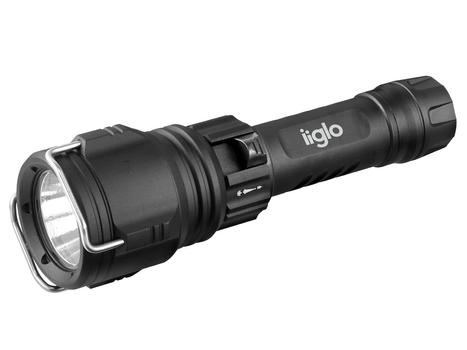 IIGLO Lommelykt 1000  Lumen Vanntett LED, Vanntett (100 meter), Oppladbart 3.7 V 18650 li-ion Batteri (II-FL1000LMWP)