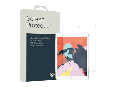 IIGLO iPad 10,2" (2021) Skjermbeskytter Herdet glass, iPad 10,2'' (9., 8., 7. gen), iPad Air (3. gen) og iPad Pro 10,5" (IISPIPAD02)