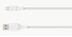 BELKIN Lightning to USB-A Braided Cable (MFi) 3m White / CAA002bt3MWH