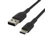 BELKIN USB-A to USB-C Braided Cable 1m Black / CAB002bt1MBK