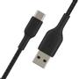 BELKIN USB-A to USB-C Braided Cable 1m Black / CAB002bt1MBK (CAB002bt1MBK)
