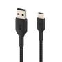 BELKIN USB-A to USB-C Braided Cable 1m Black / CAB002bt1MBK (CAB002bt1MBK)