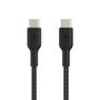 BELKIN USB-C to USB-C Braided Cable 1m Black / CAB004bt1MBK (CAB004bt1MBK)