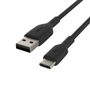 BELKIN USB-A to USB-C Cable 15cm Black /CAB001bt0MBK