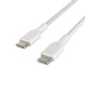 BELKIN USB-C to USB-C Braided Cable 1m White /CAB004bt1MWH