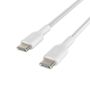BELKIN USB-C to USB-C Braided Cable 1m White / CAB004bt1MWH