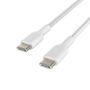 BELKIN USB-C to USB-C Braided Cable 1m White /CAB004bt1MWH