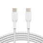 BELKIN USB-C to USB-C Braided Cable 1m White / CAB004bt1MWH (CAB004bt1MWH)
