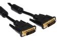 IIGLO DVI-D kabel 1m sort hann til hann, PVC, RoHS/EMC, dual link