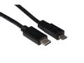 IIGLO USB-C til USB Micro-B kabel 1m (sort) USB C hann til USB micro-B hann 2.0, PVC, 480Mbps