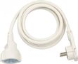 BRENNENSTUHL Extension cable, Angled Flat Plug 2m H05VV-F3G1.5 white