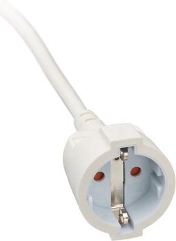 BRENNENSTUHL Extension cable, Angled Flat Plug 2m H05VV-F3G1.5 white (1168980220)