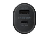 Samsung 45 watt Dual billader USB-C + USB-A, USB PD 3.0 PPS (EP-L5300XBEGEU)