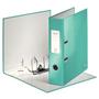 LEITZ 180 WOW Lever Arch File Laminated Paper on Board A4 80mm Spine Width Ice Blue (Pack 10) 10050051 (10050051)
