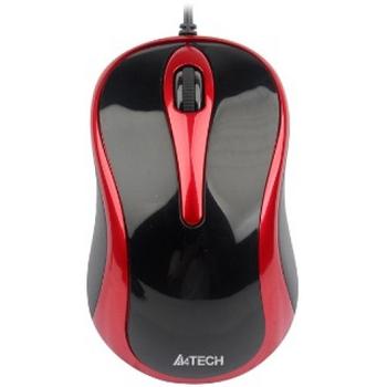 A4TECH Mouse V-TRACK N-350-2 Black/Red USB (A4TMYS41193)