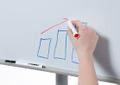 DAHLE mobil flipover m/ whiteboard hvid (96003-11893)