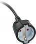 BRENNENSTUHL Short Extension Cable, Angled Flat Plug 10m H05VV-F3G1.5 (1168980010)