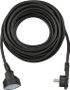 BRENNENSTUHL Short Extension Cable, Angled Flat Plug 10m H05VV-F3G1.5