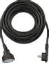 BRENNENSTUHL Short Extension Cable, Angled Flat Plug 10m H05VV-F3G1.5 (1168980010)