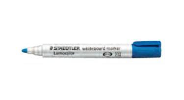 STAEDTLER 351 B-3 LUMOCOLOR WHITEBOARD MARKER BLUE CHISEL TIP (351 B-3*10)