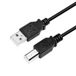 LOGILINK USB Kabel, USB 2.0, 2x male 5 m, schwarz (CU0009B)