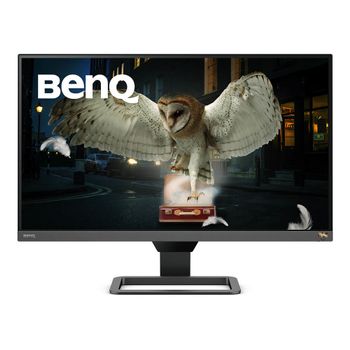 BENQ Q EW2780Q - LED monitor - 27" - 2560 x 1440 QHD @ 60 Hz - IPS - 350 cd/m² - 1000:1 - 5 ms - 2xHDMI, DisplayPort - speakers - black, metallic grey (9H.LJCLA.TBE)