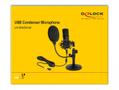 DELOCK Professional USB Condenser Microphone Set for Podcasting/ Gaming (66300)