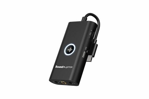 CREATIVE Sound Blaster G3 USB-C konsoll DAC Amp External Console USB-C DAC förstärkare för PS4, Nintendo Switch, PC och Mac (70SB183000000)