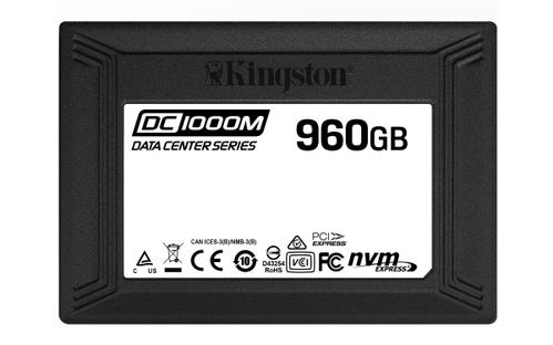 KINGSTON 960GB DC1000M U.2 Enterprise NVMe SSD (SEDC1000M/960G)
