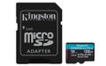KINGSTON Canvas Go! Plus - Flash memory card (microSDXC to SD adapter included) - 128 GB - A2 / Video Class V30 / UHS-I U3 / Class10 - microSDXC UHS-I