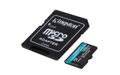 KINGSTON Canvas Go! Plus - Flash memory card (microSDXC to SD adapter included) - 128 GB - A2 / Video Class V30 / UHS-I U3 / Class10 - microSDXC UHS-I (SDCG3/128GB)