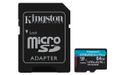 KINGSTON 64GB microSDXC Canvas Go Plus 170R A2 U3 V30 Card + ADP (SDCG3/64GB)