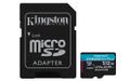 KINGSTON Canvas Go! Plus - Flash memory card (microSDXC to SD adapter included) - 512 GB - A2 / Video Class V30 / UHS-I U3 / Class10 - microSDXC UHS-I