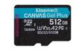 KINGSTON Canvas Go! Plus - Flash memory card - 512 GB - A2 / Video Class V30 / UHS-I U3 / Class10 - microSDXC UHS-I