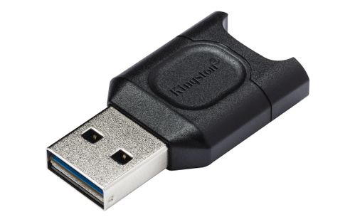 KINGSTON MobileLite Plus - Card reader (microSD, microSDHC,  microSDXC,  microSDHC UHS-I, microSDXC UHS-I, microSDHC UHS-II, microSDXC UHS-II) - USB 3.2 Gen 1 (MLPM)