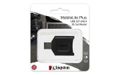 KINGSTON MobileLite Plus - Card reader (SD, SDHC, SDXC, SDHC UHS-I, SDXC UHS-I, SDHC UHS-II, SDHC UHS-II) - USB 3.2 Gen 1 (MLP)