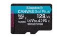 KINGSTON Canvas Go! Plus - Flash memory card - 128 GB - A2 / Video Class V30 / UHS-I U3 / Class10 - microSDXC UHS-I