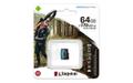 KINGSTON 64GB microSDXC Canvas Go Plus 170R A2 U3 V30 Single Pack w/o ADP (SDCG3/64GBSP)