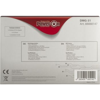 INTER-TECH Dmg-31 Internal Wlan 300  (88888147)