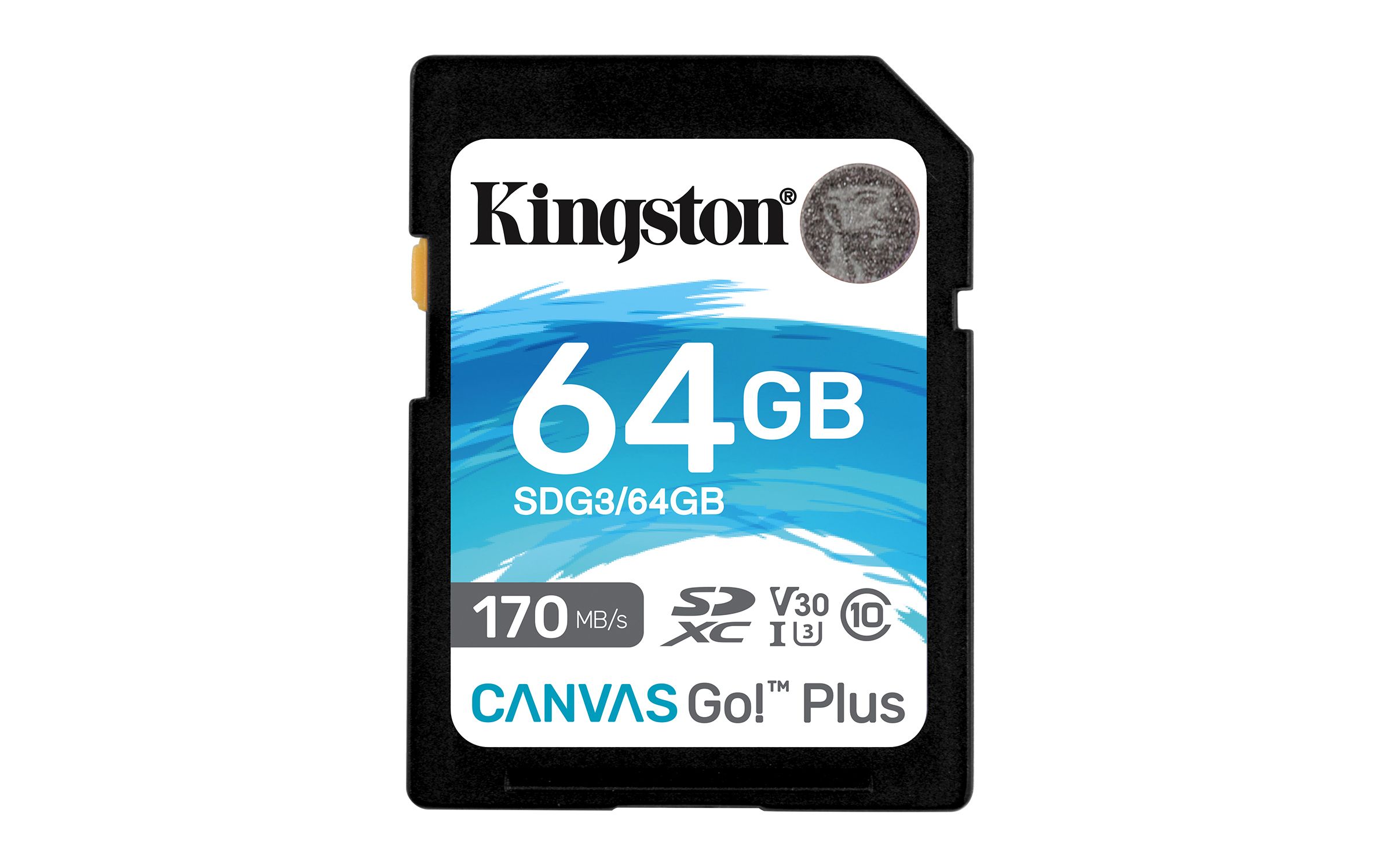 Карта памяти sdxc kingston canvas go plus 64 гб