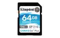 KINGSTON 64GB SDXC Canvas Go Plus 170R C10 UHS-I U3 V30