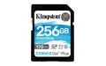 KINGSTON Canvas Go! Plus - Flash memory card - 256 GB - Video Class V30 / UHS-I U3 / Class10 - SDXC UHS-I