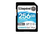 Kingston Canvas Go! Plus - flashminnekort - 256 GB - SDXC UHS-I